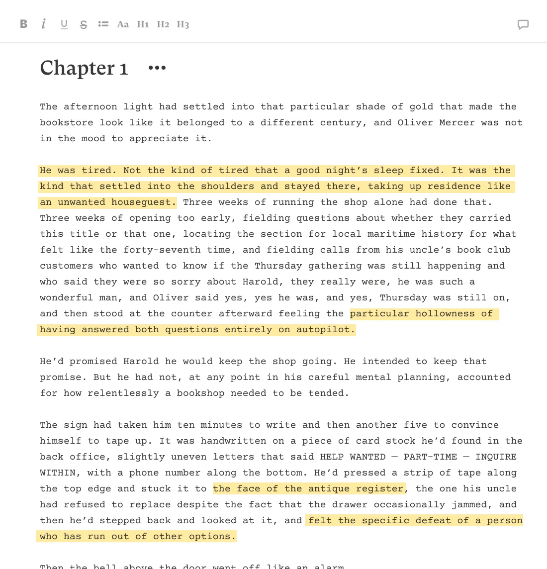 Sudowrite screenshot 2