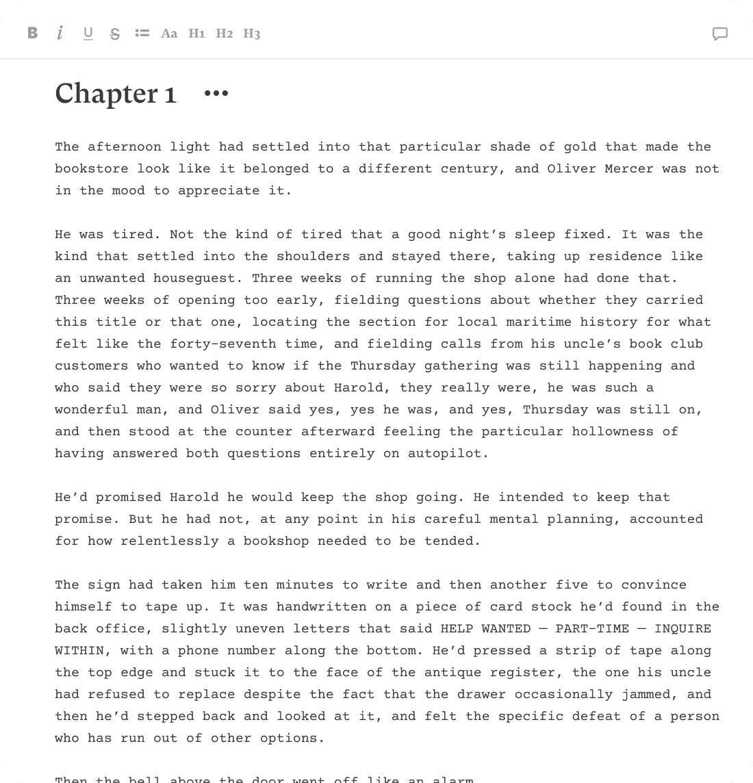 Sudowrite screenshot 1